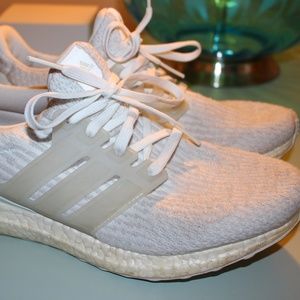 Adidas White Ultra Boost Sneakers (Size 9)